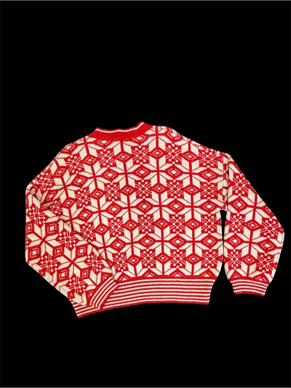 THE GREAT. snowflake pullover sweater in alpine spice Size 2: US M (8–10) - Picture 3 of 12